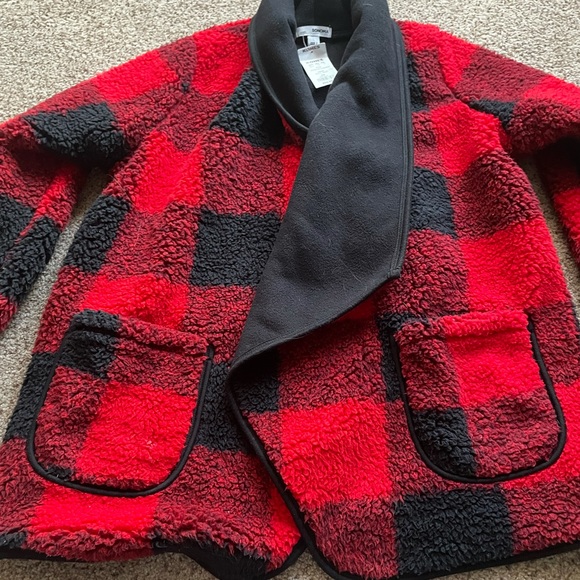Somona plaid sweater cardigan - Picture 2 of 5